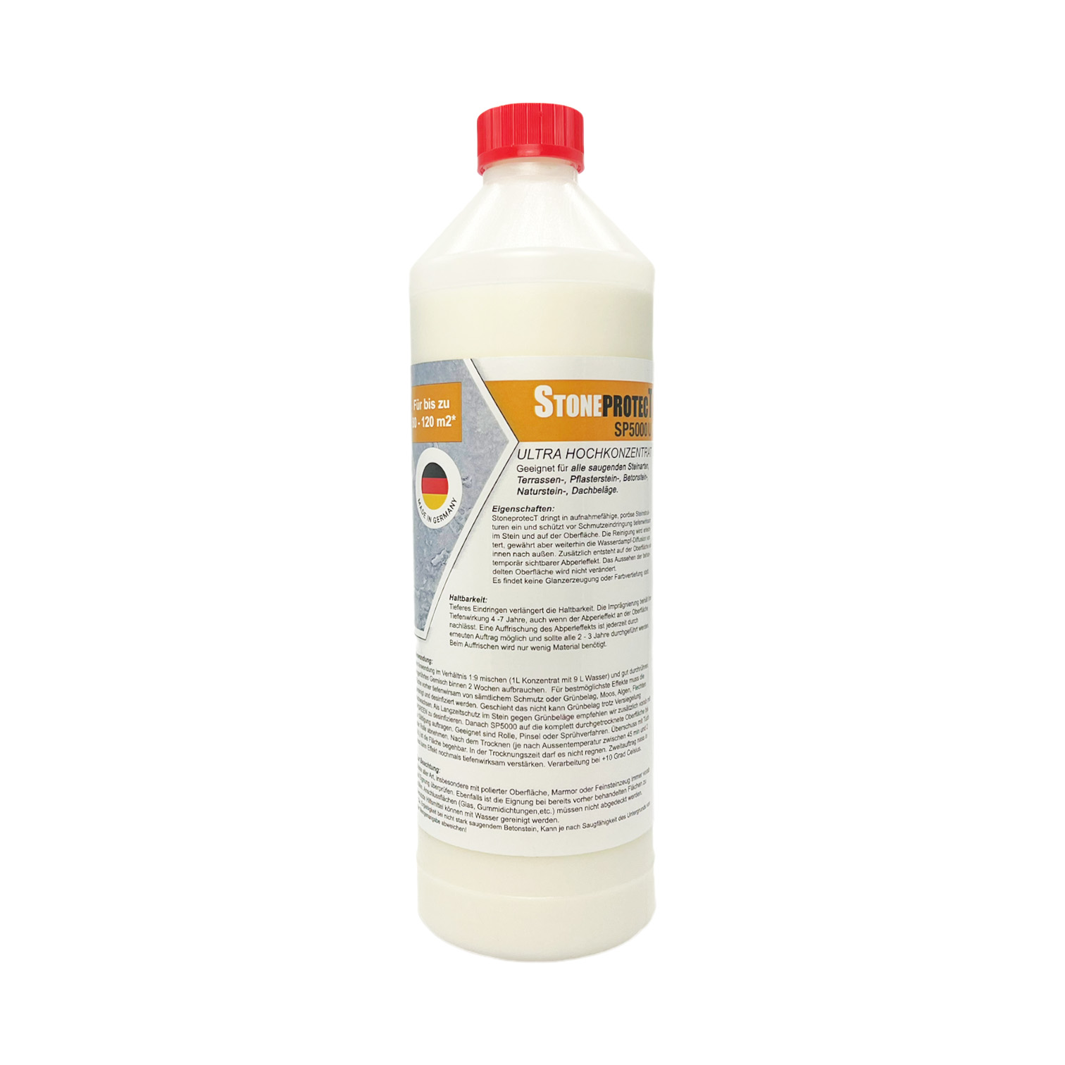 Platz 1 Steinversiegelung Test StoneprotecT SP5000
